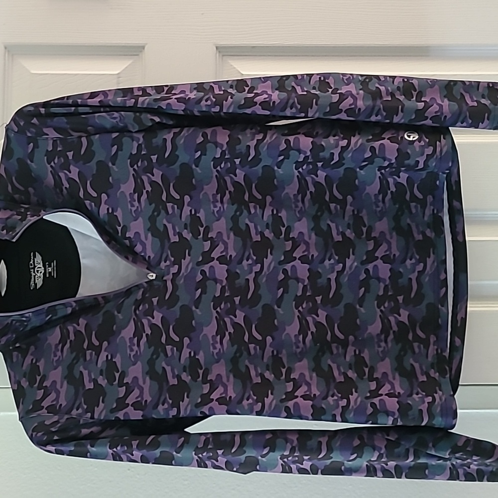 1/4 zip womens camo by Straight Down